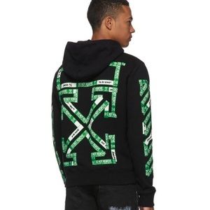 Off-White Virgil Abloh Ssense Exclusive Black 3d Diag Hoodie
